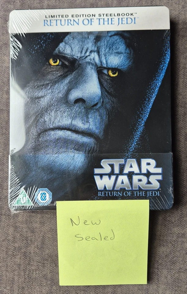 Star Wars Episode VI 6 Return of The Jedi Blu-ray Steelbook Original UK Release
