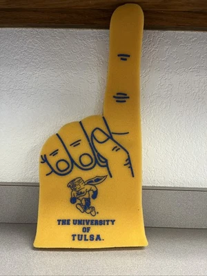 University of Tulsa foam number one finger - Image 1 of 3