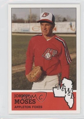 1983 Fritsch Midwest League Stars of Tomorrow Johnny Moses #24 - Image 1 of 2