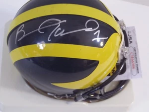 Braylon Edwards Signed Michigan mini helmet, JSA - Picture 1 of 1