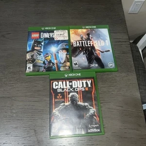 Xbox One 3 Game Lot Call Duty, Lego ,battle Field - Picture 1 of 1