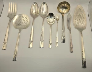 ONEIDA Nobility Plate Caprice Set Of 9 Assorted Serving Pieces -958 - Picture 1 of 4