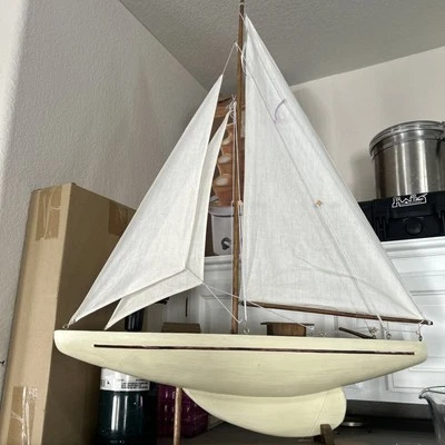 Antique model ship for sale display good condition with tobe other mini ship - Image 1 of 3
