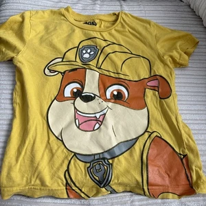 Paw Patrol Rubble T-Shirt Size 7 Years - Picture 1 of 17
