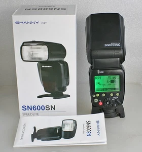 Shanny SN600SN Flashgun for Nikon DSLR's, Boxed with Case and Manual, Excellent - Picture 1 of 9