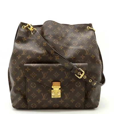 Louis Vuitton Monogram Metis Shoulder Bag Brown PVC Canvas Used - Image 1 of 4