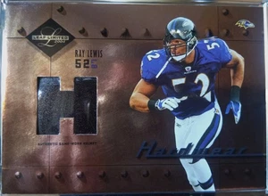 2004 Playoff Leaf Limited Hardwear Ray Lewis Authentic Game Worn Helmet  15/100 - Picture 1 of 2