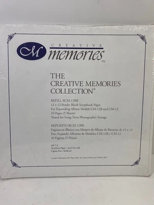 Creative Memories 12 X 12 границы пустой альбом страницы лаванды ленты RCM12BB новый - Изображение 1 из 4