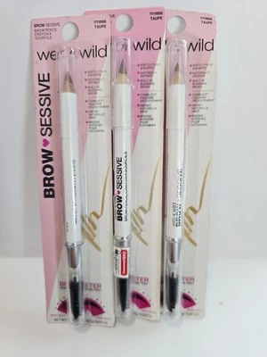 Eyebrow Pencil Browsessive Brow Pencil Liner Blending Brush TAUPE. QTY:3 - Image 1 of 2