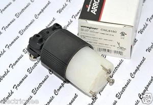 1pcs COOPER CWL615C NEMA L6-15 15A 250V Twist Hart-Lock Locking Connector - Picture 1 of 6