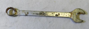 MAC Tools M9CW Combination Open End Wrench 9mm 12 Point Metric USA 4 1/4 In Long - Picture 1 of 6