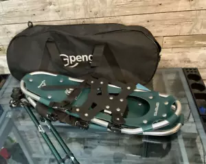 Gpeng Ciaspole da Neve in Alluminio Verde per Adulti con Pali 30" - Foto 1 di 5