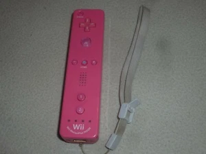 NINTENDO WII CONTROLLER MOTION PLUS PINK Wii CONTROL GAME REMOTE OFFICIAL - Picture 1 of 4