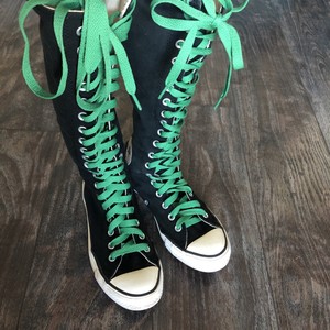 high knee top converse