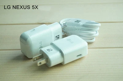 OEM Original Wall Travel Fast Charger Adapter & Type-C Cable For LG Nexus 5X - Image 1 of 4