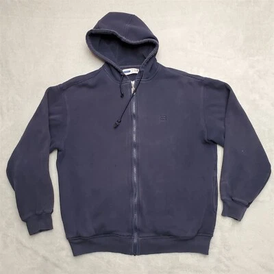 Vintage Fila Hoodie Mens Large Blue Long Sleeve Hooded Cotton Blend Outdoor - Image 1 of 4