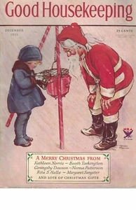 1933 Good Housekeeping December - Santa Claus; We have too many widows; Toys - Picture 1 of 1