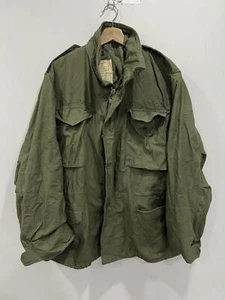 Vintage Army Field Jacket Coat Zip Up war M - Picture 1 of 6