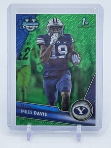 2023 Bowman Chrome University Miles Davis Green Shimmer 1st Refractor 74/99 BYU