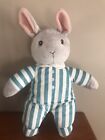 Adorable 14" Goodnight Moon Kohl's Cares Striped Pajama Bunny Plush Easter Bunny