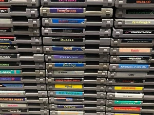 Nintendo Nes Original OEM Authentic *Pick Your Game* Cart Only Cosmetic Flawed - Picture 1 of 251