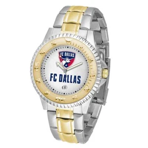 Men's FC Dallas Watch Two-Tone Gold Silver Watch - Picture 1 of 6