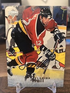 Jody Hull auto 1995-1996 Be A Player card h1884