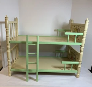 Vintage Cabbage Patch Bunk Bed  1980's Retro Doll Furniture W/ Ladder N.D. Cass - Picture 1 of 11