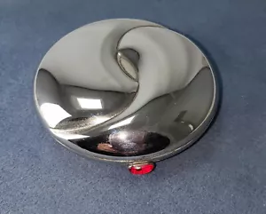 Princesa Marcella Borghese Plata Compacto Arte Moderno Compacto Nunca Usado Años 80 - Imagen 1 de 5