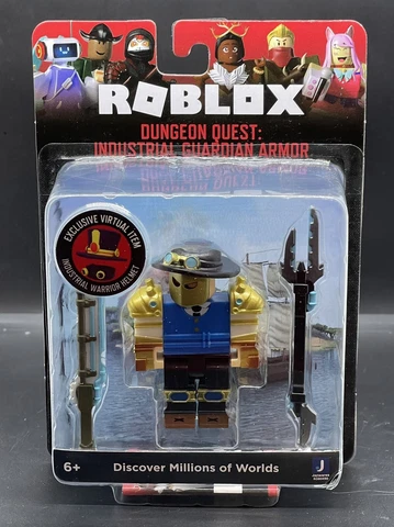 Roblox Series 10 Core Dungeon Quest: Industrial Guardian Armor Figure Helmet New Cover