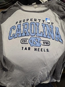 UNC Carolina Tarheels NCAA Ladies LS T-SHIRT Large NWT - Picture 1 of 1