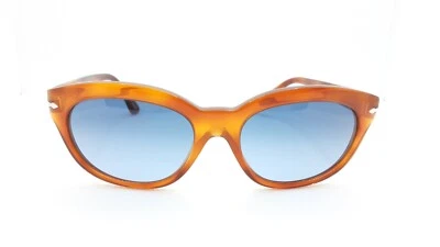 Gafas de sol PERSOL PO3250-S 96/Q8 Terra Di Siena con lentes azules degradadas azules Foto 1 de 4