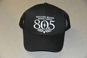 Embroidered 805 Firestone Walker Brewing Company Trucker Hat Mesh Snapback Cap - Picture 1 of 8