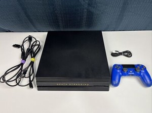 Sony PlayStation 4 Pro 1TB Console Black With Controller, Cables, HDMI (Working)