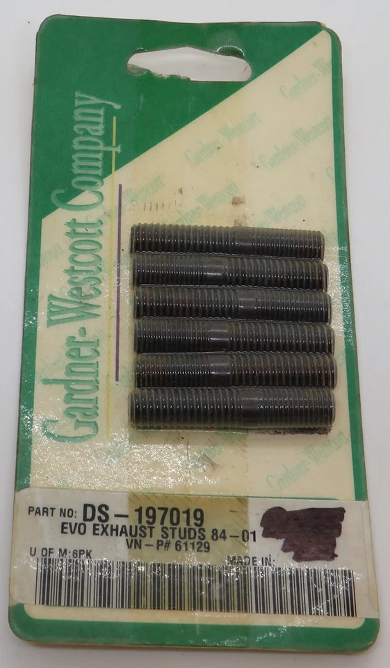 61129 Tacos de escape Gardner-Westcott (juego de 6) para Harley-Davidson WL G 1929-73 Foto 1 de 1