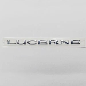 25759432 Front Side Door Lucerne Name Plate w/Adhesive Back 2006-11 Buick - Picture 1 of 2