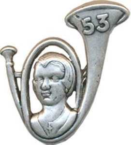 53° Bataillon de Chasseurs Alpins, épingle sertie, Ballard (3534 (11094)) - Imagen 1 de 2