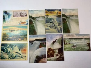 Lote de 15 tarjetas postales vintage de las Cataratas del Niágara mediados de siglo y 2 desplegables 55 imágenes - Imagen 1 de 24