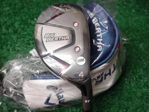 Brandneu Callaway Big Bertha B21 21 Grad 4 Hybrid Graphit A Senior Flex - Bild 1 von 3