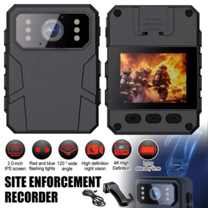 1080P Camcorder Mini Police Body Camera HD 120° Video DVR IR Night Motion Cam - Picture 1 of 14