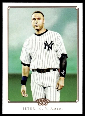 2010 Topps 206 Bronze Derek Jeter New York Yankees #162 - Image 1 of 2