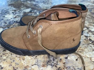 Polo Ralph Lauren Boy's 2.5 Chet Snuff Sneakers Shoes - Picture 1 of 6