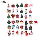 Christmas Pendant Mini Resin Ornaments for Christmas Decoration Crafts