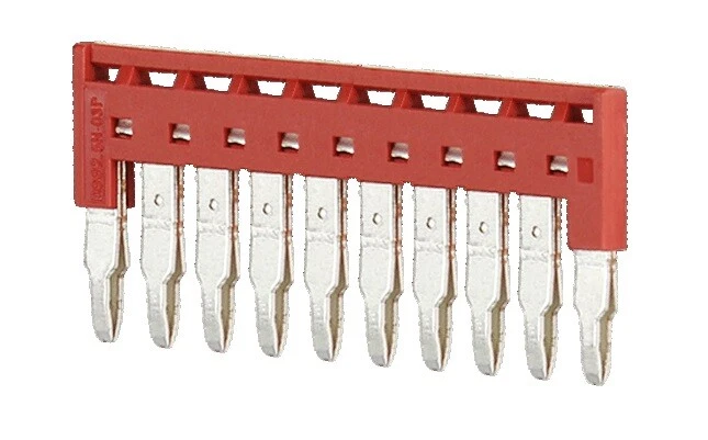 DINKLE TOP INSERT BRIDGE BAR 10 WAY FOR 2.5MM DIN RAIL TERMINALS - Image 1 of 1