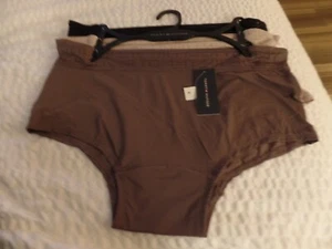 WOMEN'S, PANTIES. TOMMY HIFILGER, MODERN BRIEF STYLE, NEW, 3 PACK, SIZE L - Picture 1 of 14