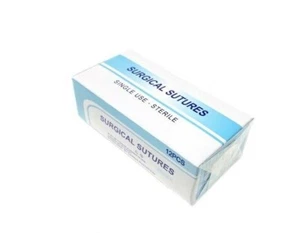 5/0 Dental-Vet-Med Training  Sutures Silk Braided 12/ Pack, Sterile - Picture 1 of 1