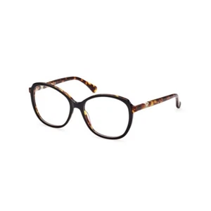Max Mara MM5052 005 Black Round Plastic Optical Eyeglasses Frame 57-17-140 MM RX - Picture 1 of 3