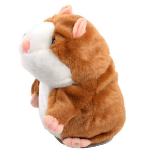 Sprechende Hamster Maus Kuscheltier Plüschtier Talking Toy Kinder Spielzeug Neu