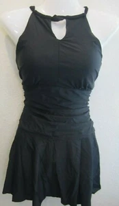 Baleaf Women's 2 Piece Swimsuit High Neck Peplum Swim Dress UPF 50 Sz 36, L - Picture 1 of 4
