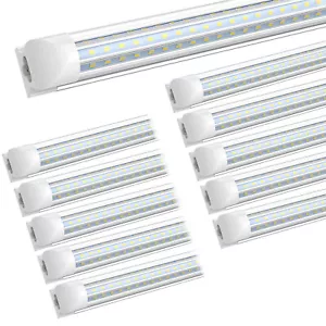 25~100PCS 60W T8 4 Foot LED Shop Lights Fixture T8 4FT LED Tube Light Bulb 6500K - Picture 1 of 12